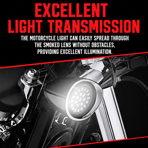 Motorcycle 2-Inch Turn Signal Lens Cover