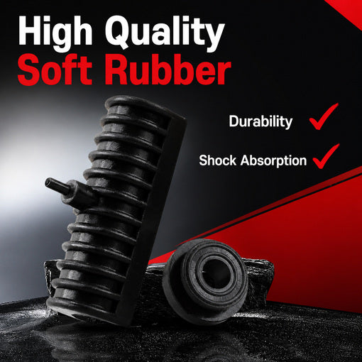 Motorcycle Anti-Vibration Hard Saddlebag Rubber Grommet & Support Cushion