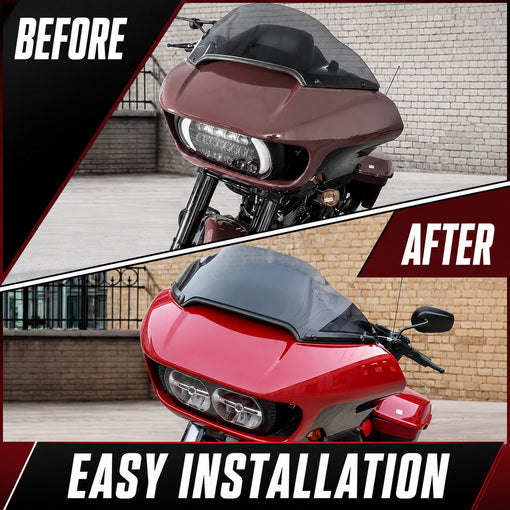 Motorcycle Split Windshield Side Trim