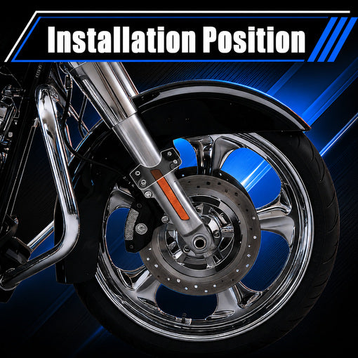 Motorcycle Front 21" Wheel Fender Risers
