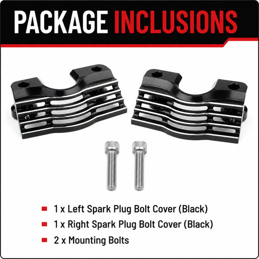 Motorcycle Spark Plug Head Bolt Cover Set