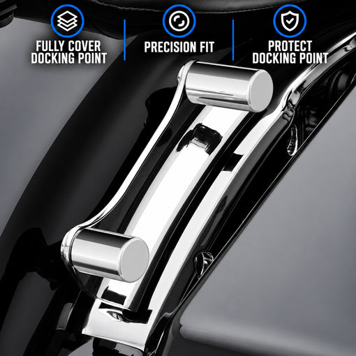 4-Pack Motorcycle Magnetic Detachable Docking Hardware Covers