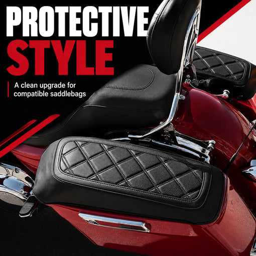 Motorcycle Protective Hard Saddlebag Lid Bra/Covers