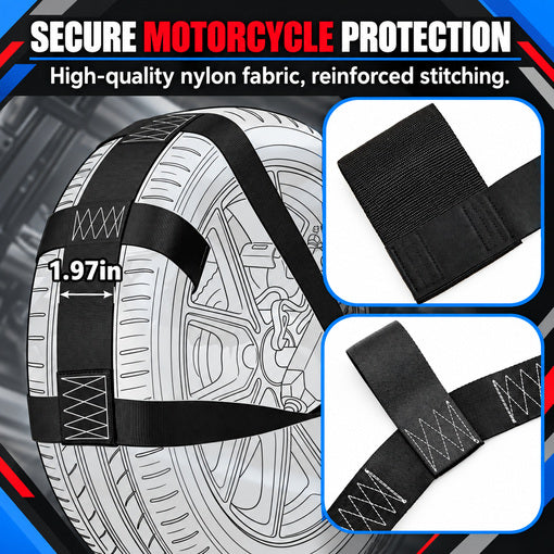Universal Motorcycle Rear Wheel Tie Down Strap