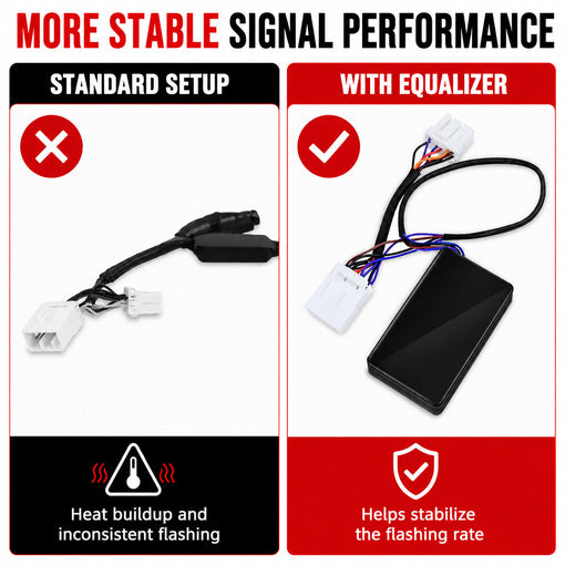Motorcycle Load Equalizer & Stabilizer Resistor Plug-and-Play Replacement