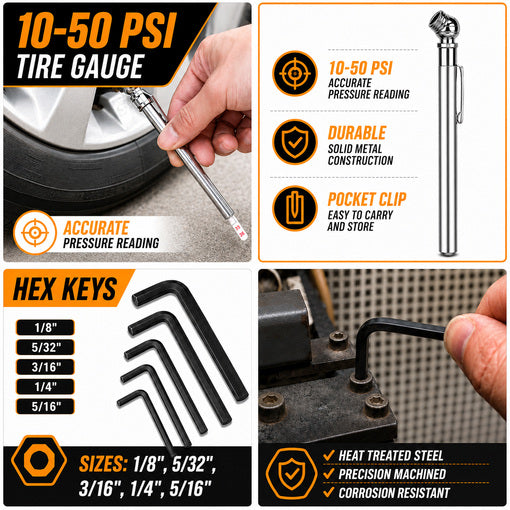 HD Compact Motorcycle Repair Tool Kit