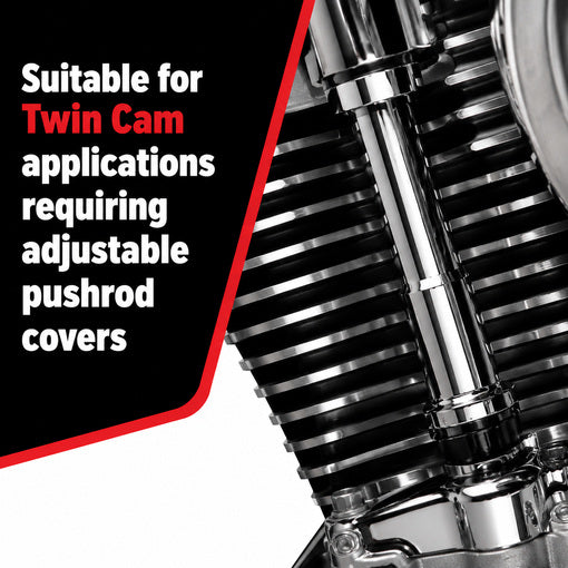 Motorcycle Complete Adjustable Pushrods & Cover Kit
