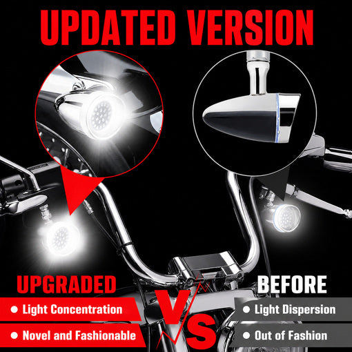 Motorcycle 2-Inch Turn Signal Lens Cover