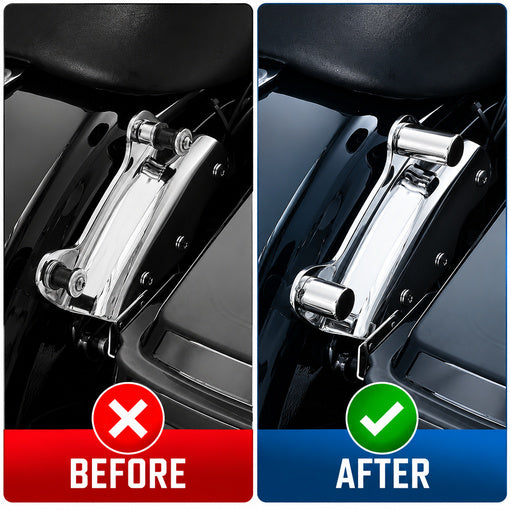 4-Pack Motorcycle Magnetic Detachable Docking Hardware Covers