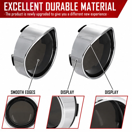 Motorcycle 2-Inch Turn Signal Lens Cover