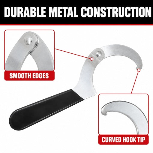 Motorcycle Adjustable Shock Spanner Wrench Tool