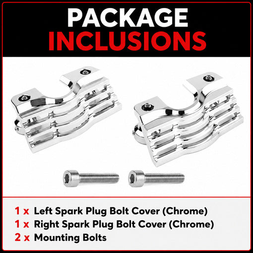 Motorcycle Spark Plug Head Bolt Cover Set