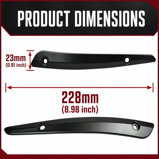 Motorcycle Split Windshield Side Trim