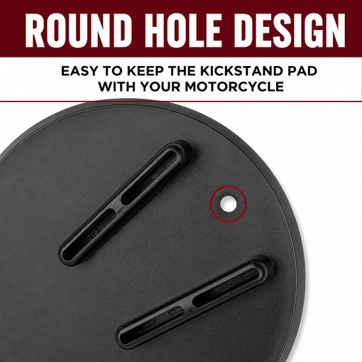 Heavy Motorcycle Kickstand Support Pad