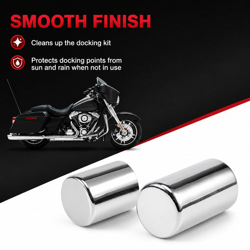 4-Pack Motorcycle Magnetic Detachable Docking Hardware Cover