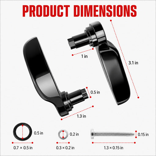 Motorcycle Stainless Steel Saddle Bag Lifter Latch Kit