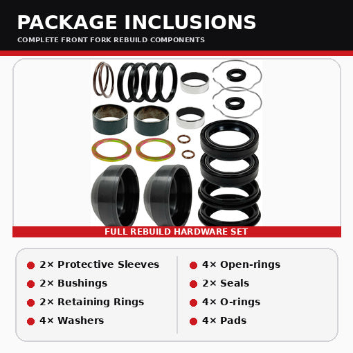 Motorcycle 41mm Front Fork Leg Rebuild Kit