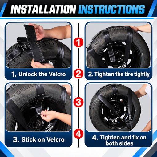 Universal Motorcycle Rear Wheel Tie Down Strap
