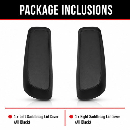 Motorcycle Protective Hard Saddlebag Lid Bra/Covers