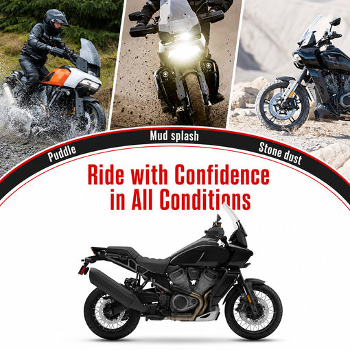 Motorcycle Front & Rear Mudguard Extender Kit