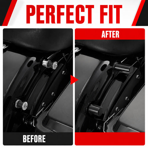 Motorcycle Magnetic Detachable Docking Hardware Covers Kit