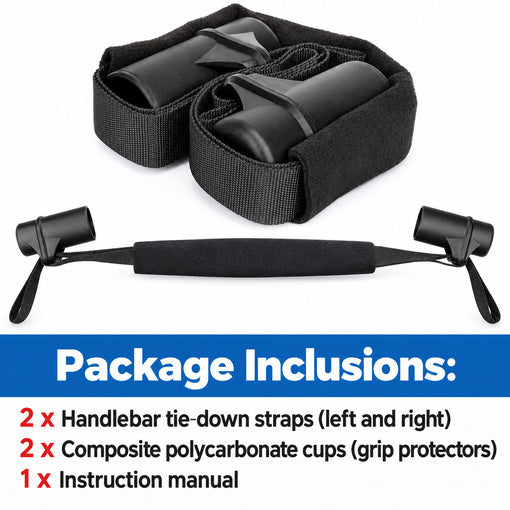 Motorcycle Handlebar Tie Down Straps