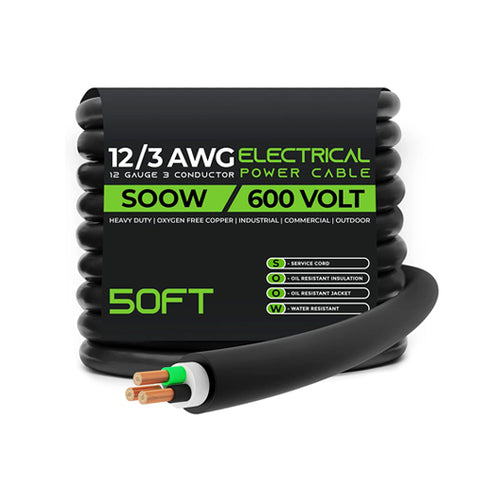 12AWG SOOW Power Cable
