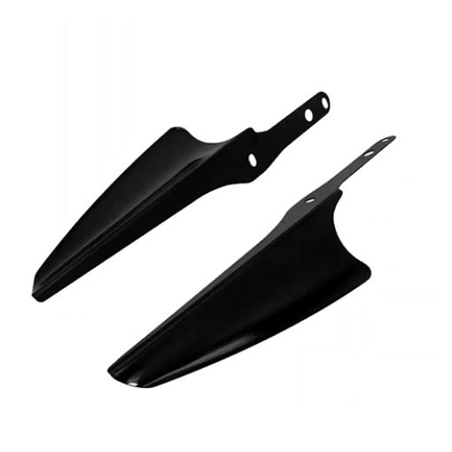Bolt-On Motorcycle Front Fork Mount Wind Deflectors