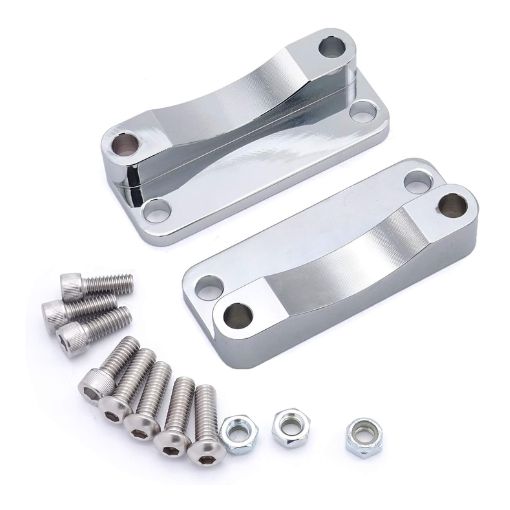 Motorcycle Front Fender Spacer Bracket Relocator Kit