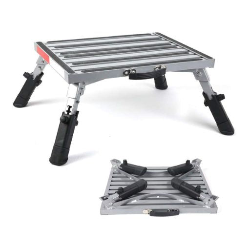 Adjustable RV Steps Extra Large Platform