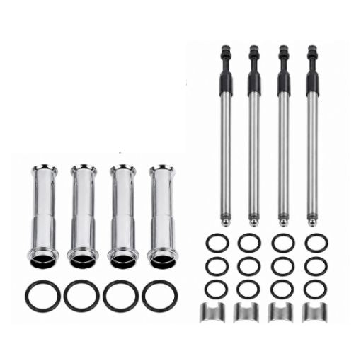 Motorcycle Complete Adjustable Pushrods & Cover Kit