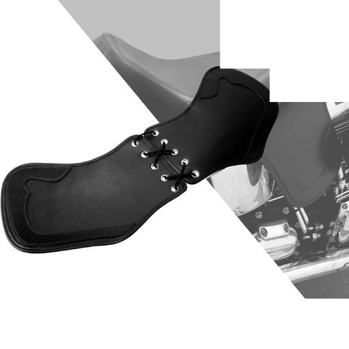 Motorcycle Leather Side Saddle Heat Shield Deflector