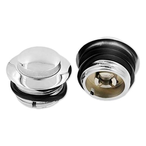 2-pack Motorcycle Flush Mount Pop-Up Fuel Tank/Gas Cap