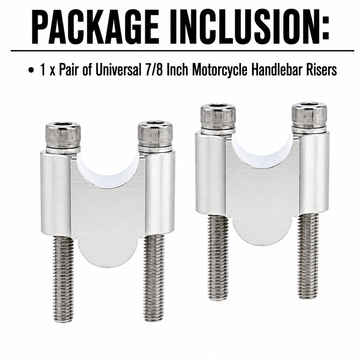 Universal 7/8 Inch Motorcycle Handlebar Risers