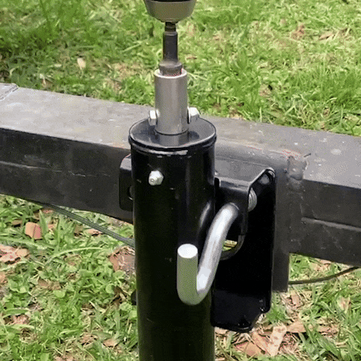 1/2'' Jack Shaft Trailer Jack Drill Adapter