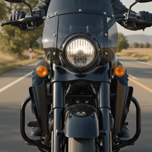 Motorcycle Front Fork Mount Wind Deflectors