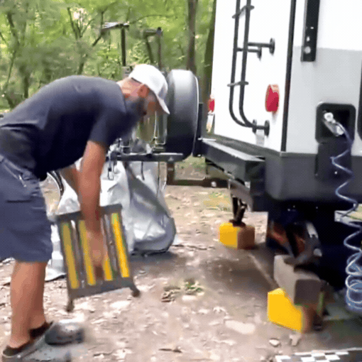 Portable RV Steps Extra Large Platform