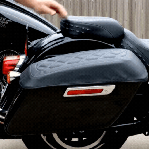Motorcycle Protective Hard Saddlebag Lid Bra/Covers