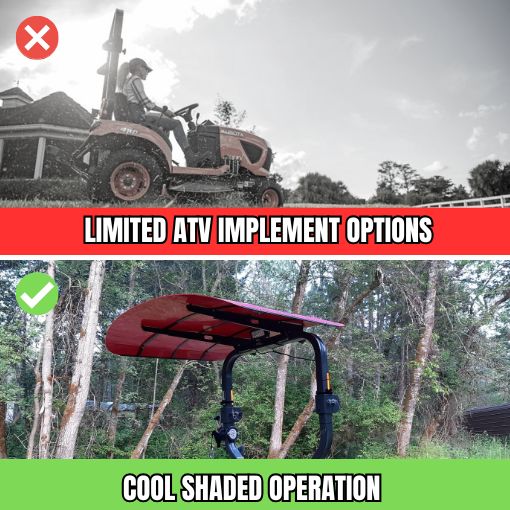 Bolt-On ROPS Tractor Mower Canopy