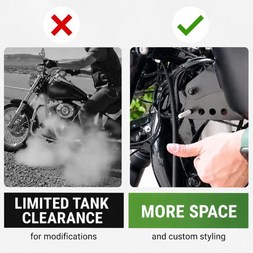 Motorcycle Adjustable Gas Tank Lift Kit