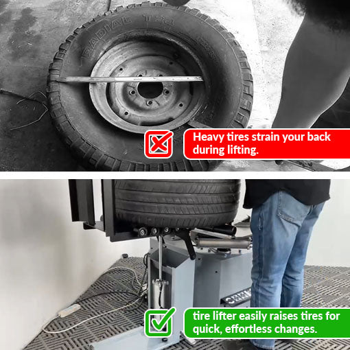 Pneumatic Tire Changing Lift Machine