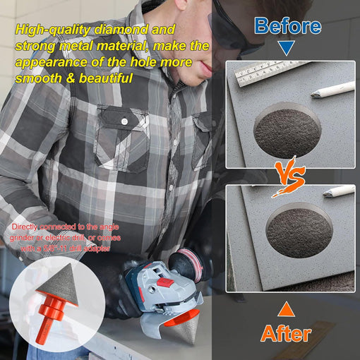 Diamond Beveling Chamfer Bits Set