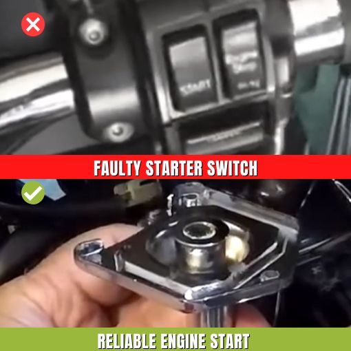 Easy Motorcycle Solenoid Cover Push Button Starter