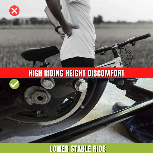 Motorcycle 1"-3" Rear Adjustable Slam Lowering Kit