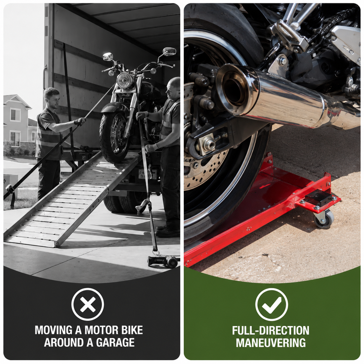 1250 lbs Heavy Duty Motorcycle Dolly