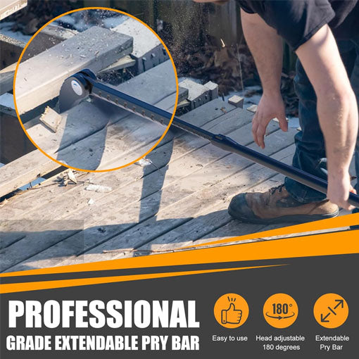 Heavy Duty Extendable Indexing Pry Bar