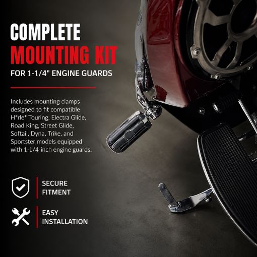 Short Angled Adjustable Highway Peg Kit