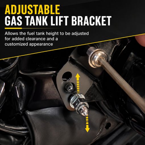 Motorcycle Adjustable Gas Tank Lift Kit