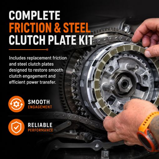 Motorcycle Extra Plate Friction Steel Clutch Kit