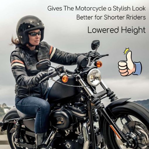 Motorcycle 2-Inch Lowering Blocks Kit